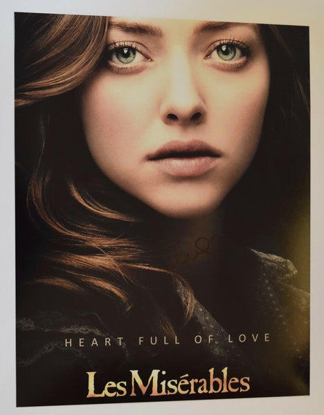 Amanda Seyfried Signed Autographed 11X14 Photo Hot Sexy LES MISERABLES COA VD