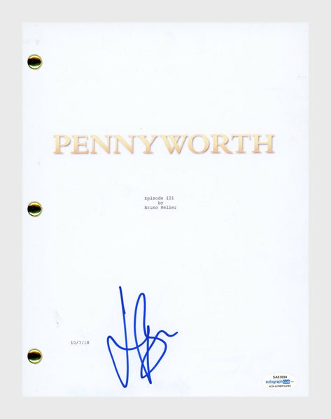 Jack Bannon Signed Autographed Pennyworth Pilot Script Screenplay ACOA COA