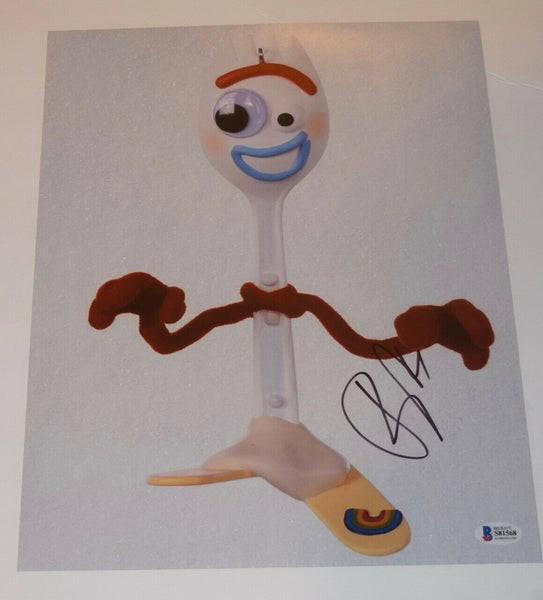Tony Hale Signed Autographed 11x14 Photo Forky Toy Story 4 BAS Beckett COA
