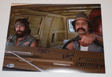 Cheech Marin & Tommy Chong Signed Autographed 11x14 Photo UP IN SMOKE BAS COA