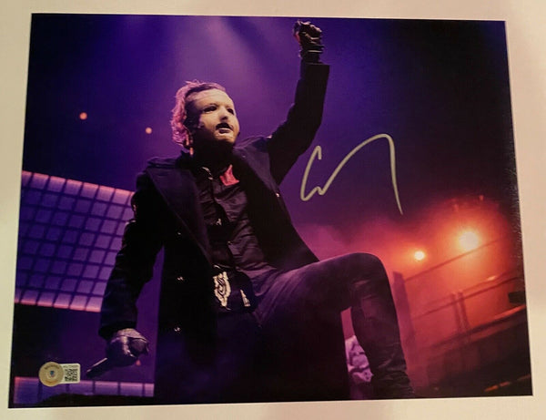 Corey Taylor Signed Autograph 11x14 Photo Slipknot Stone Sour Proof Beckett COA