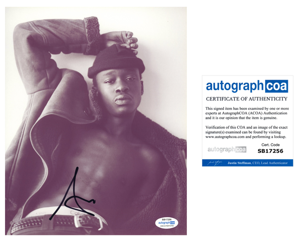 Ashton Sanders Signed Autographed 8x10 Photo Moonlight Actor Shirtless ACOA COA