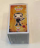 Jeffrey Dean Morgan Signed Negan Funko Pop Figure The Walking Dead Beckett COA