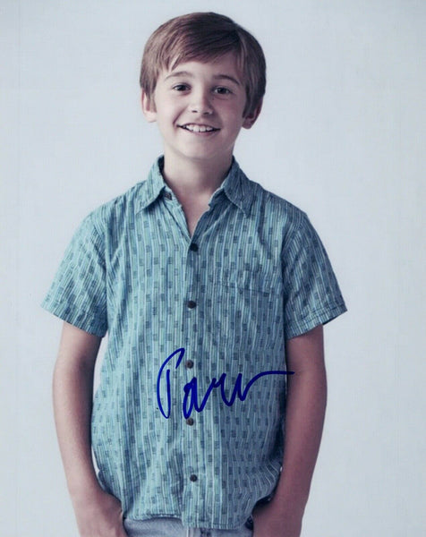 Parker Bates Signed Autographed 8x10 Photo Child Actor THIS IS US COA