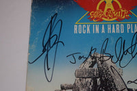 Aerosmith Full Band Signed Autographed ROCK IN A HARD PLACE Record Album BAS COA