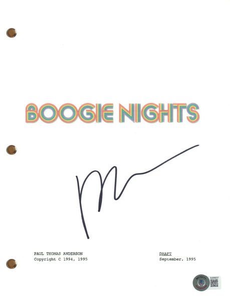 Paul Thomas Anderson Signed Autograph Boogie Nights Script Full Screenplay BAS