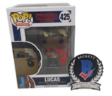 Caleb McLaughlin Signed Autographed Funko Pop Lucas Stranger Things Beckett COA