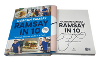 Gordon Ramsay Signed Autographed Ramsay In 10 Hardcover Book Chef Beckett COA