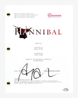 Aaron Abrams Signed Autographed HANNIBAL Pilot Episode Script ACOA COA