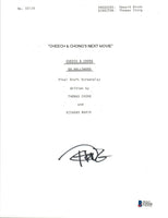 Tommy Chong Signed Autograph CHEECH & CHONG'S NEXT MOVIE Script BAS Beckett COA
