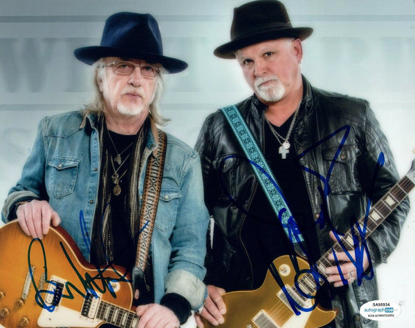 Brad Whitford & Derek St. Holmes Signed Autographed 8x10 Photo ACOA COA