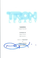 Joseph Kosinski Signed Autographed TRON LEGACY Movie Script COA