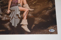 Sienna Miller Signed Autographed 11x14 Photo Sexy Actress Beckett BAS COA