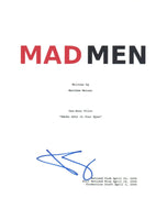 January Jones Signed Autographed MAD MEN Pilot Script COA