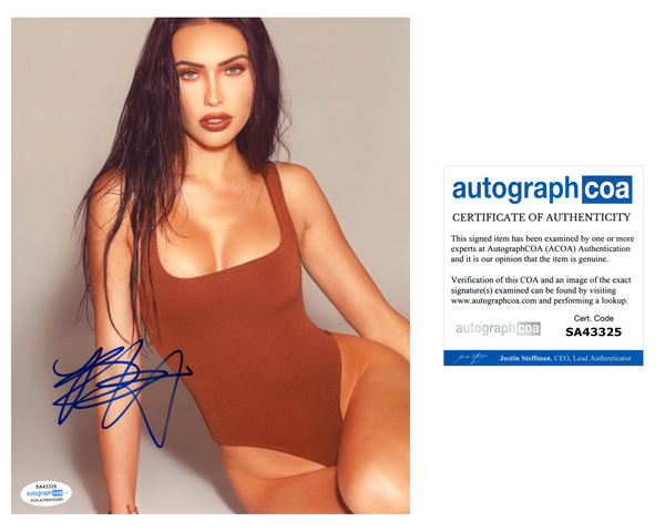 Bre Tiesi Signed Autographed 8x10 Photo Sexy Model ACOA COA