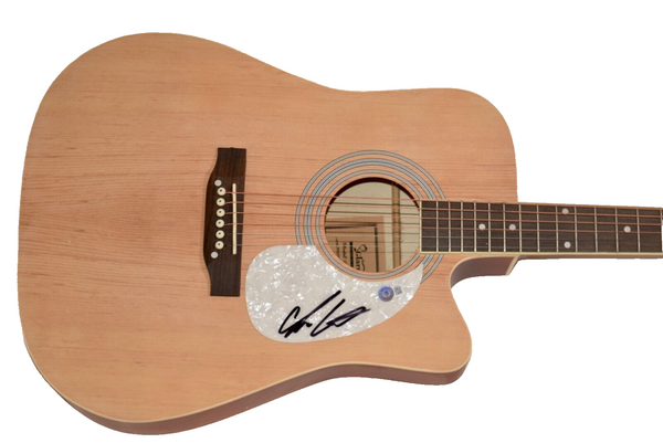 Chris Lane Signed Full Size Acoustic Guitar Autograph Country Singer Beckett COA