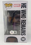Jonathan Majors Signed Autograph Funko Pop Loki He Who Remains 1062 Beckett COA