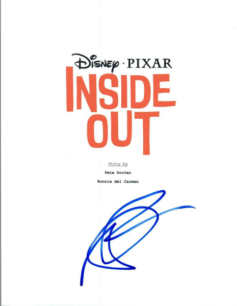 Amy Poehler Signed Autographed INSIDE OUT Full Movie Script COA VD
