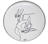 Mod Sun Signed Autographed 14" Drumhead Hand Drawn Sketch Avril Beckett COA