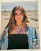 Addison Rae Signed Autographed 11x14 Photo TikTok Actress Beckett BAS COA