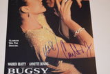 Warren Beatty Annette Bening Signed BUGSY 11X17 Poster Photo BAS Beckett COA
