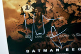Christian Bale Signed Autograph Batman Begins 12x18 Poster Photo Beckett COA