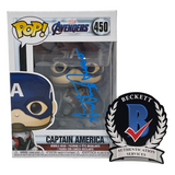 Anthony Russo Signed Captain America Funko Pop Avengers Director Beckett COA