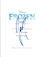 Josh Gad Signed Autographed FROZEN Movie Script Olaf COA VD