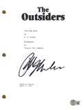 Ralph Macchio Signed Autograph The Outsiders Movie Script Screenplay Beckett COA