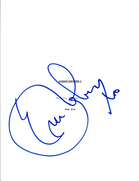 Eric Roberts Signed Autographed HUMAN CENTIPEDE 3 Full Movie Script COA AB