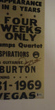 James Burton Signed Autograph 11x17 Poster Photo Elvis Presley Beckett BAS COA