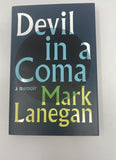 Mark Lanegan Signed Devil In A Coma HC 1st Ed Book Screaming Trees Beckett COA
