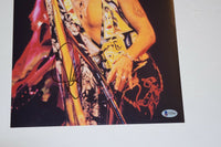Steven Tyler Signed Autographed 11x14 Photo AEROSMITH Beckett BAS COA