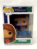 Jameela Jamil Signed Autograph She-Hulk Titania Funko Pop 1132 Beckett COA