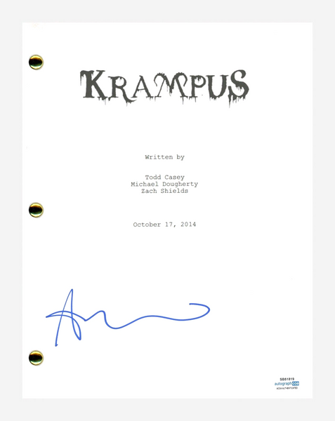 Alison Tolman Signed Autographed Krampus Movie Script Screenplay Horror ACOA COA