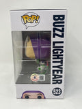 Tim Allen Signed Toy Story 4 Buzz Lightyear Funko Pop #523 Autograph Beckett COA
