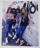 David Ellefson Dave Signed Autographed 11x14 Photo Megadeth Bassist Beckett COA