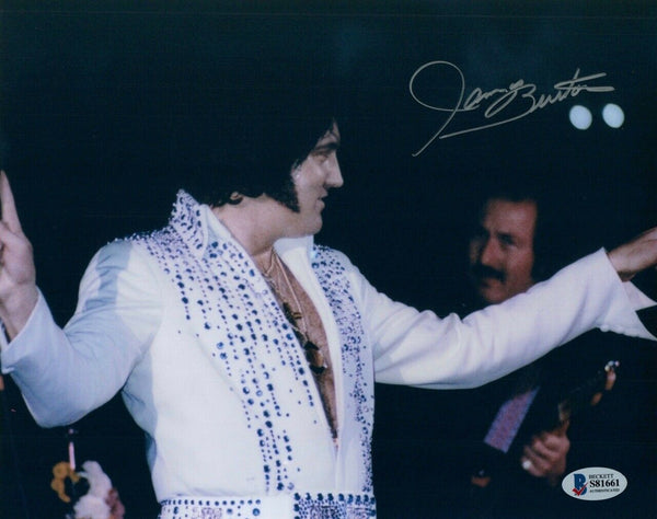 James Burton Signed Autograph 8x10 Photo Elvis Presley Guitarist BAS Beckett COA