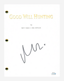 Matt Damon Signed Autographed Good Will Hunting Movie Script Screenplay ACOA COA