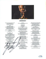 Yo Gotti Signed Autographed Errrbody Song Lyric Sheet Rapper Hip Hop ACOA COA