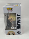 J Balvin Signed Autographed Funko Pop Figure #136 Beckett COA