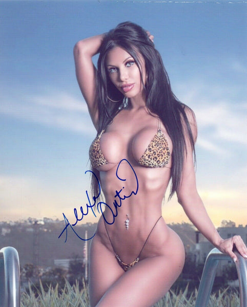 Alexa Ortiz Signed Autographed 8x10 Photo Playboy Model COA