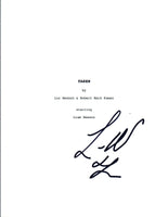 Liam Neeson Signed Autographed TAKEN Full Movie Script COA VD