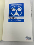 Dave Mustaine Signed Autographed Rust In Peace 1st Ed Book Megadeth Beckett COA