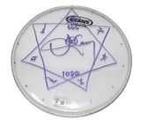 Danny Carey Tool Signed Stage Used 10" Drumhead Heptagram Autograph Beckett COA