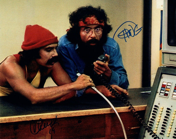 CHEECH & CHONG Signed Autograph 8x10 Photo Cheech Marin & Tommy Chong COA