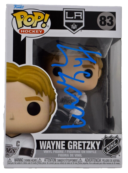 Wayne Gretzky Signed Autograph Funko Pop Hockey LA Los Angeles Kings Beckett COA