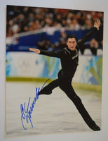 Evan Lysacek Signed Autographed 11x14 Photo USA Olympic Ice Skater COA VD
