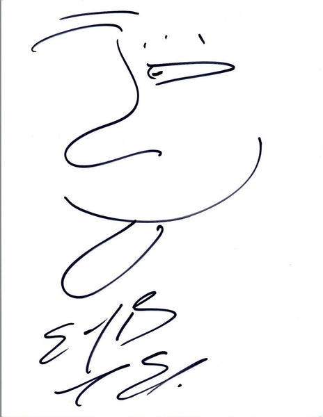 Mike Eli Signed Autographed Hand Drawn Sketch Eli Young Band COA VD