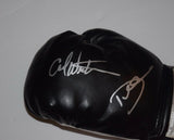 Carl Weathers & Dolph Lundren Signed Boxing Glove Rocky Creed Beckett BAS COA